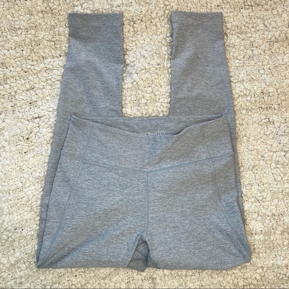 OUTDOOR voices light heathered grey 7/8 leggings S - Picture 1 of 5